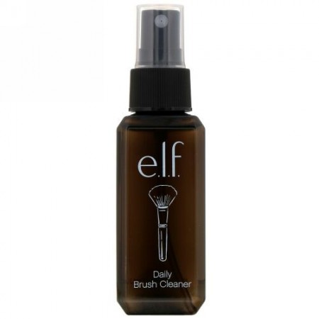 E.L.F., デイリーブラシ・クリーナー、透明、2.02 液体 オンス（60 ml）