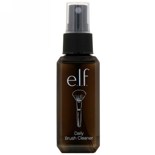 E.L.F., デイリーブラシ・クリーナー、透明、2.02 液体 オンス（60 ml）
