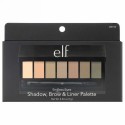 E.L.F., エンドレスアイズ、シャドー、ブロウ & ライナーパレット、0.24オンス (7 g) (Discontinued Item)