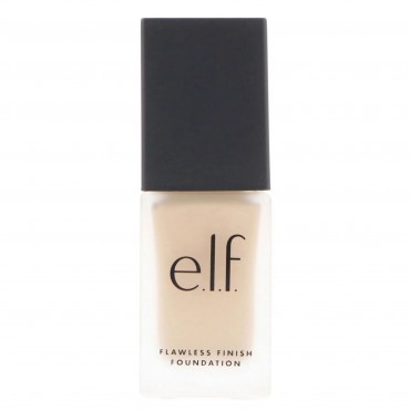 E.L.F., フローレスフィニッシュ・ファンデーション、オイルフリー、ナチュラル、0.68 fl oz (20 ml)