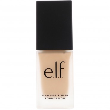 E.L.F., 完璧仕上げファンデーション、オイルフリー、サンド、0.68液量オンス (20 ml)