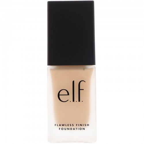 E.L.F., 完璧仕上げファンデーション、オイルフリー、サンド、0.68液量オンス (20 ml)