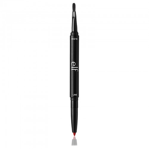 E.L.F., リップライナー & ブレンディングブラシ、ダークレッド、0.01オンス (0.25 g) (Discontinued Item)