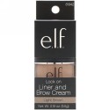 E.L.F., ロックオン、ライナーとブロウクリーム、ライトブラウン、0.19液量オンス (5.5 g) (Discontinued Item)