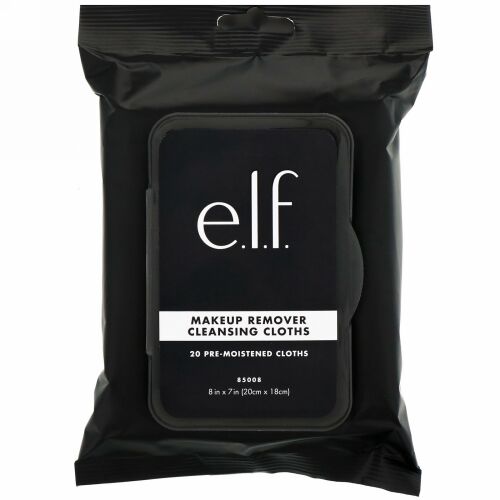 E.L.F., メイク落とし洗浄シート, ウェットシート 20枚