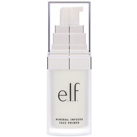 E.L.F., ミネラルが注入されているファイスプライマー, クリア, 0.49 oz (14 g)
