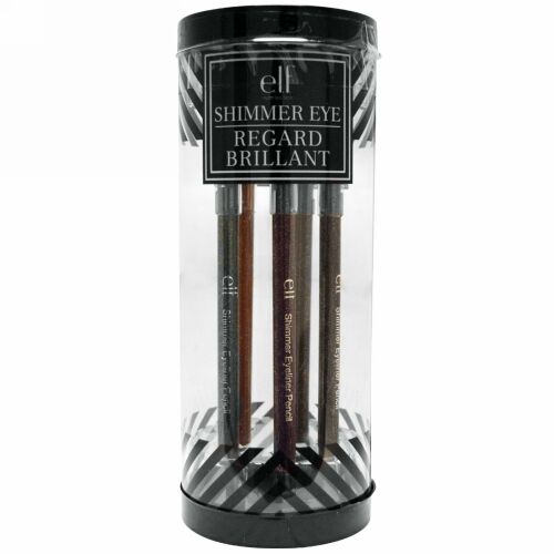 E.L.F., Shimmer Eyeliner Cylinder, 5 Piece Set, 0.04 oz (1.0 g) (Discontinued Item)