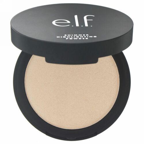 E.L.F., シマーハイライティングパウダー、ストレートグロウ、0.28オンス (8 g) (Discontinued Item)