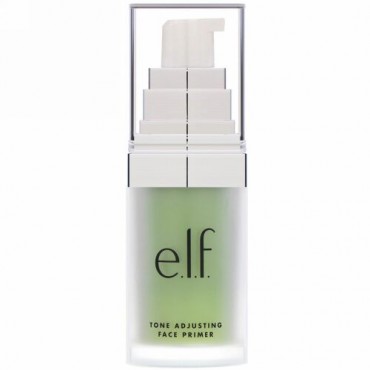 E.L.F., 色調を整えるフェイスプライマー（顔下塗り）, 中和する緑色, 0.48オンス（13.7 g）