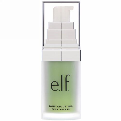 E.L.F., 色調を整えるフェイスプライマー（顔下塗り）, 中和する緑色, 0.48オンス（13.7 g）