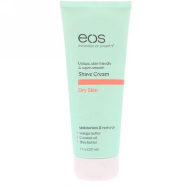 EOS, シェイビングクリーム、乾燥肌、7 fl oz (207 ml ) (Discontinued Item)