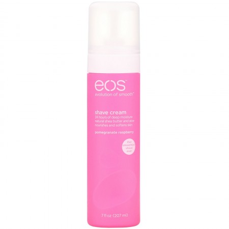 EOS, シェイビングクリーム、ザクロ・ラズベリー、207ml
