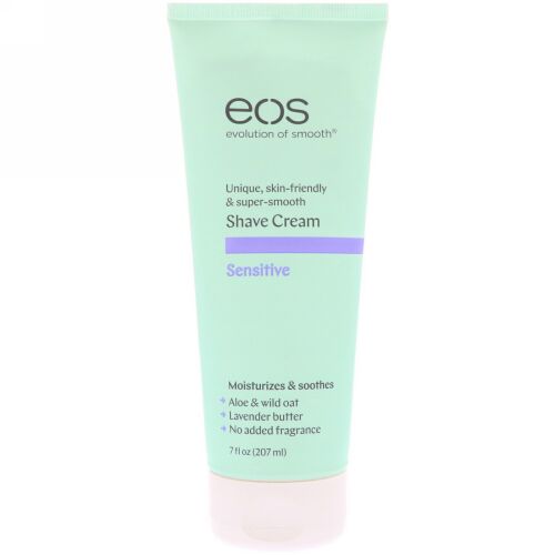 EOS, Shave Cream, Sensitive,  7 fl oz (207 ml ) (Discontinued Item)