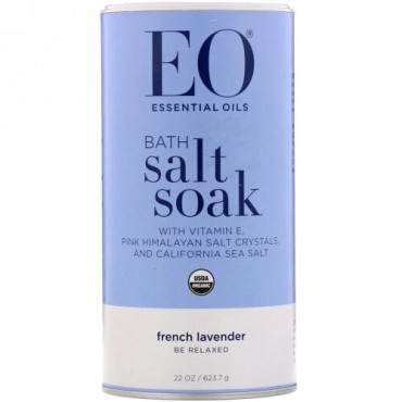 EO Products, Bath Salt & Soak, French Lavender, 22 oz (623.7 g) (Discontinued Item)