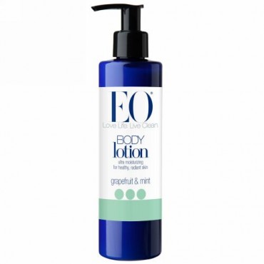 EO Products, エブリデーボディローション、 グレープフルーツ&ミント、 8液量オンス (240 ml) (Discontinued Item)