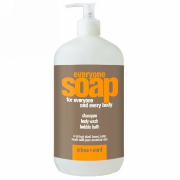 EO Products, エブリワンソープ・フォー・エブリワン・アンド・エブリボディ、シトラス＋ミント、32 液量オンス (960 ml) (Discontinued Item)
