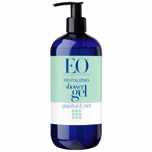 EO Products, 活性化シャワージェル, グレープフルーツ＆ミント, 16液量オンス（473 ml） (Discontinued Item)