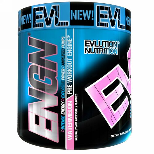 EVLution Nutrition, ENGNプレワークアウト、スイカ、252g (Discontinued Item)
