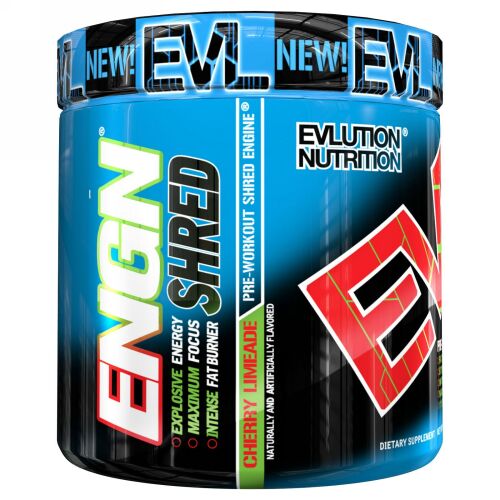 EVLution Nutrition, ENGN Shred, Pre-Workout Shred Engine, Cherry Limeade, 8.1 oz (231 g)  (Discontinued Item)