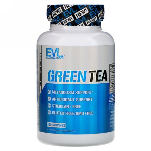 EVLution Nutrition, Green Tea, 100 Capsules (Discontinued Item)