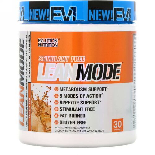 EVLution Nutrition, リーンモード、ピーチティー、153g (Discontinued Item)