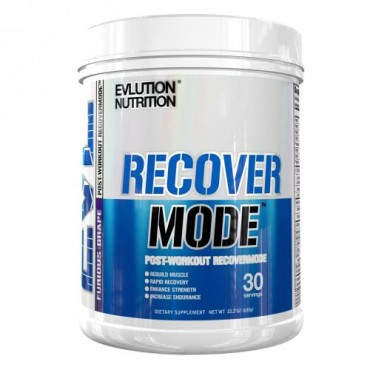 EVLution Nutrition, リカバーモード、ポストワークアウトリカバーモード、フュリアスグレープ、 22.2 oz (630 g) (Discontinued Item)