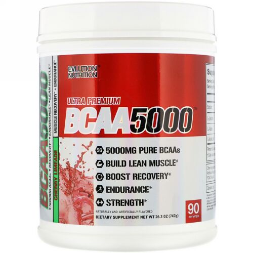 EVLution Nutrition, Ultra Premium BCAA 5000, Cherry Limeade, 26.3 oz (747 g) (Discontinued Item)