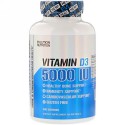 EVLution Nutrition, ビタミンD3、5000 IU、ソフトカプセル360粒 (Discontinued Item)