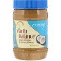 Earth Balance, ココナツ&ピーナツスプレッド、 クリーミー、 16オンス (453 g) (Discontinued Item)