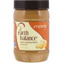 Earth Balance, 天然のピーナッツバター＆亜麻仁, パリパリした食感, 16オンス（453 g） (Discontinued Item)