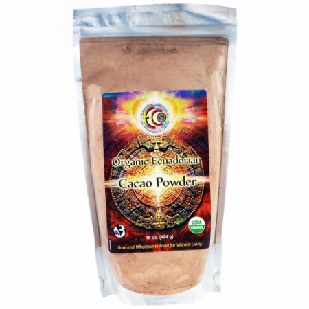 Earth Circle Organics, ココアパウダー、オーガニック、エクアドル産、16 oz (454 g) (Discontinued Item)