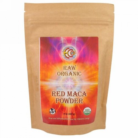 Earth Circle Organics, ローオーガニック・赤マカパウダー、227g (Discontinued Item)