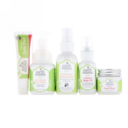 Earth Mama, 赤ちゃんへの小さな贈り物（A Little Something for Baby）, 5個セット (Discontinued Item)