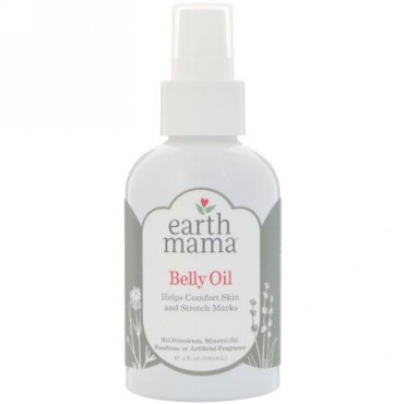 Earth Mama, ベリーオイル、4 fl oz (120 ml) (Discontinued Item)