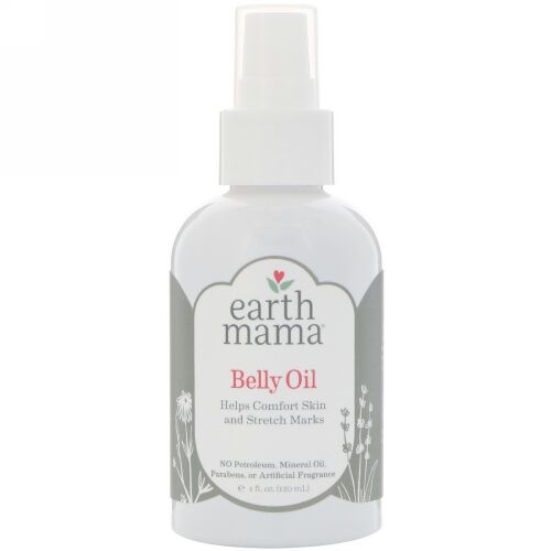 Earth Mama, ベリーオイル、4 fl oz (120 ml) (Discontinued Item)