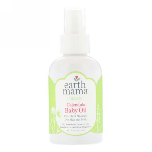 Earth Mama, カレンデュラベビーオイル、4 fl oz (120 ml) (Discontinued Item)