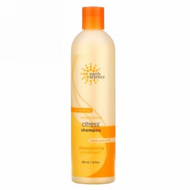 Earth Science, シトレス ボリュームアップ シャンプー、12 fl oz (355 ml)