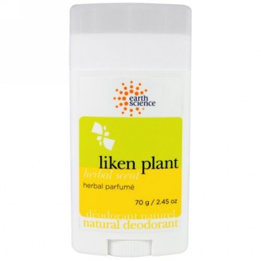 Earth Science, ナチュラル デオドラント、コケ、ハーブの香り、2.45 oz (70 g) (Discontinued Item)