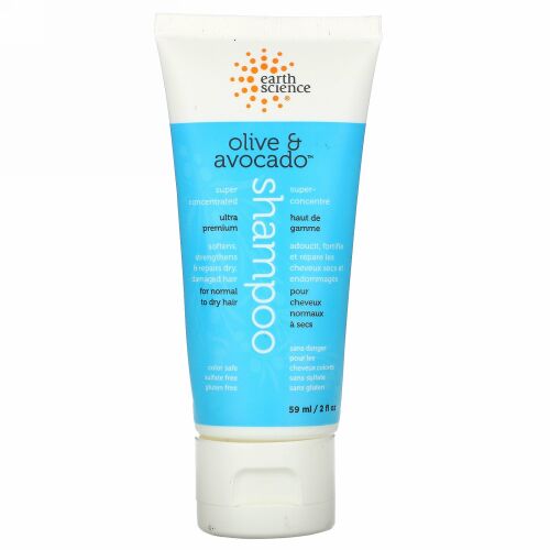 Earth Science, オリーブ& アボカド、 シャンプー、 2 fl oz (59 ml)