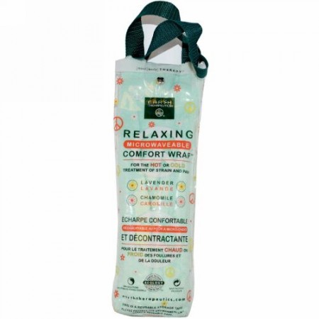 Earth Therapeutics, リラックシング 電子レンジ使用可能 コンフォートラップ, ラベンダー＆カモミール, 1個 (Discontinued Item)