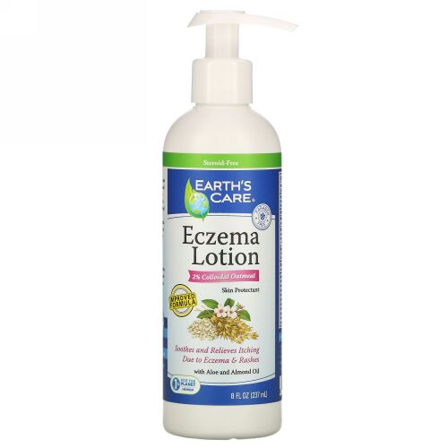 Earth's Care, Eczema Lotion, 2% Colloidal Oatmeal, 8 fl oz (237 ml)