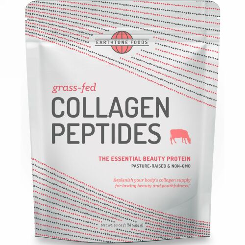 Earthtone Foods, Grass-Fed Collagen Peptides, 16 oz (454 g)