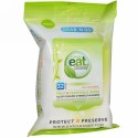 Eat Cleaner, 携帯用、フルーツ + ベジタブル ワイプ、32枚、各7 X 8 インチ (Discontinued Item)