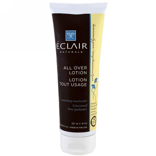 Eclair Naturals, オールオーバーローション、栄養補給。無香料、8液量オンス (237 ml) (Discontinued Item)