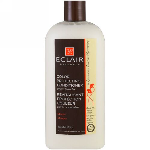 Eclair Naturals, カラー保護コンディショナー、 マンゴー、 12液量オンス (355 ml) (Discontinued Item)