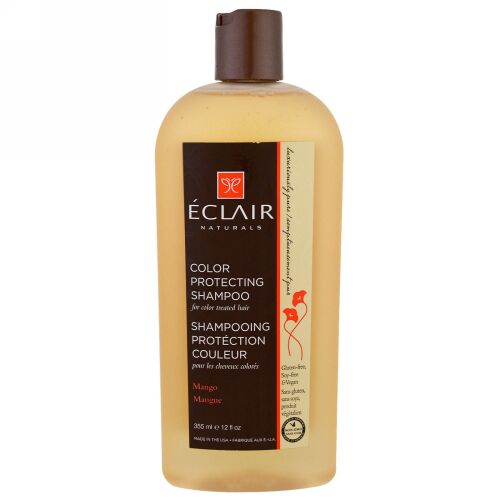Eclair Naturals, カラープロテクションシャンプー、 マンゴー、 12 fl oz (355 ml) (Discontinued Item)