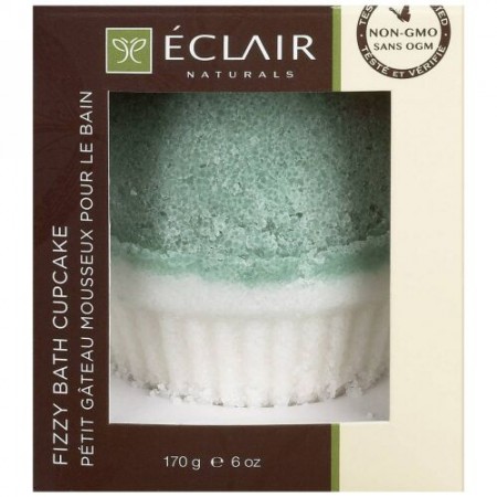 Eclair Naturals, フィジーバスカップケーキ、ユーカリ、ローズマリー & ミント、6オンス (170 g) (Discontinued Item)