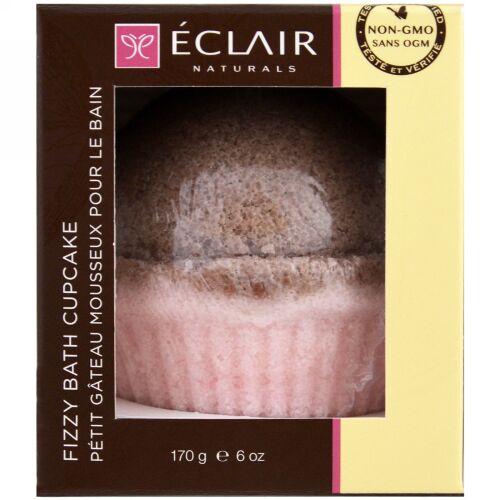 Eclair Naturals, フィジー バス カップケーキ、ローズ サンダルウッド。6oz (170g) (Discontinued Item)
