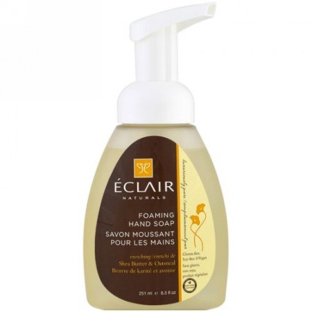 Eclair Naturals, フォーミングハンドソープ、シアバター & オートミール、8.5液量オンス (251 ml) (Discontinued Item)