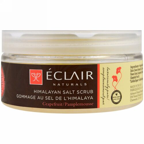 Eclair Naturals, ヒマラヤ産ソルトスクラブ, グレープフルーツ, 9 oz (255 g) (Discontinued Item)